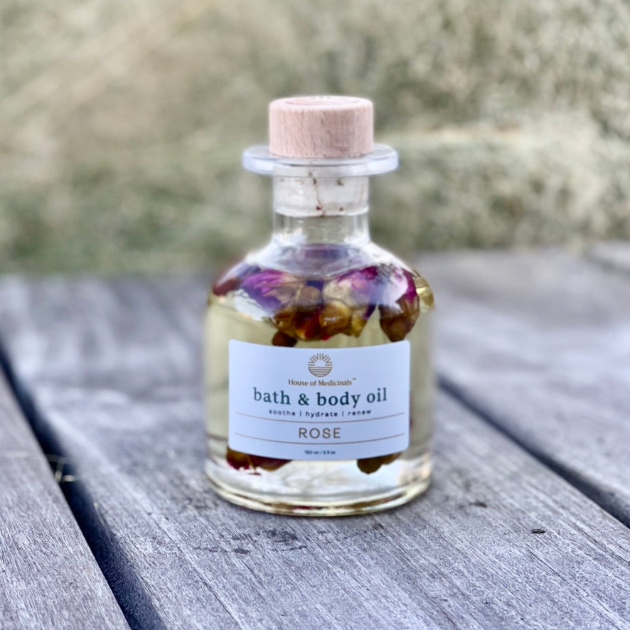 Rose Love Body Bath Oil & Rose Roll-on Perfume Oil – Hydra Bloom Beauty USA