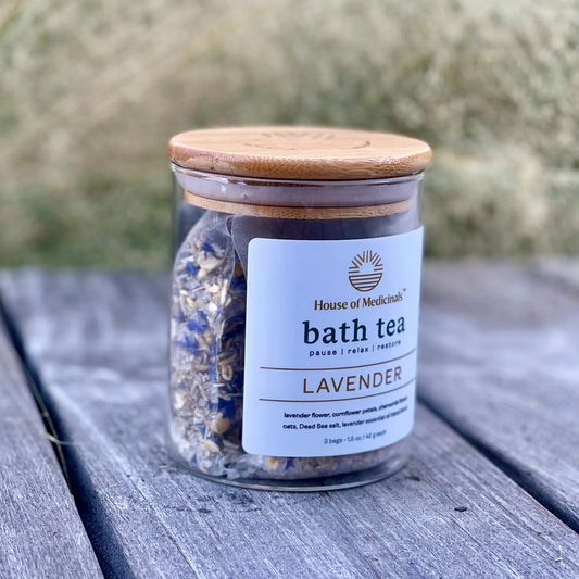 Herbal Bath Tea, European Spa Salts and Therapeutic Essential Oils