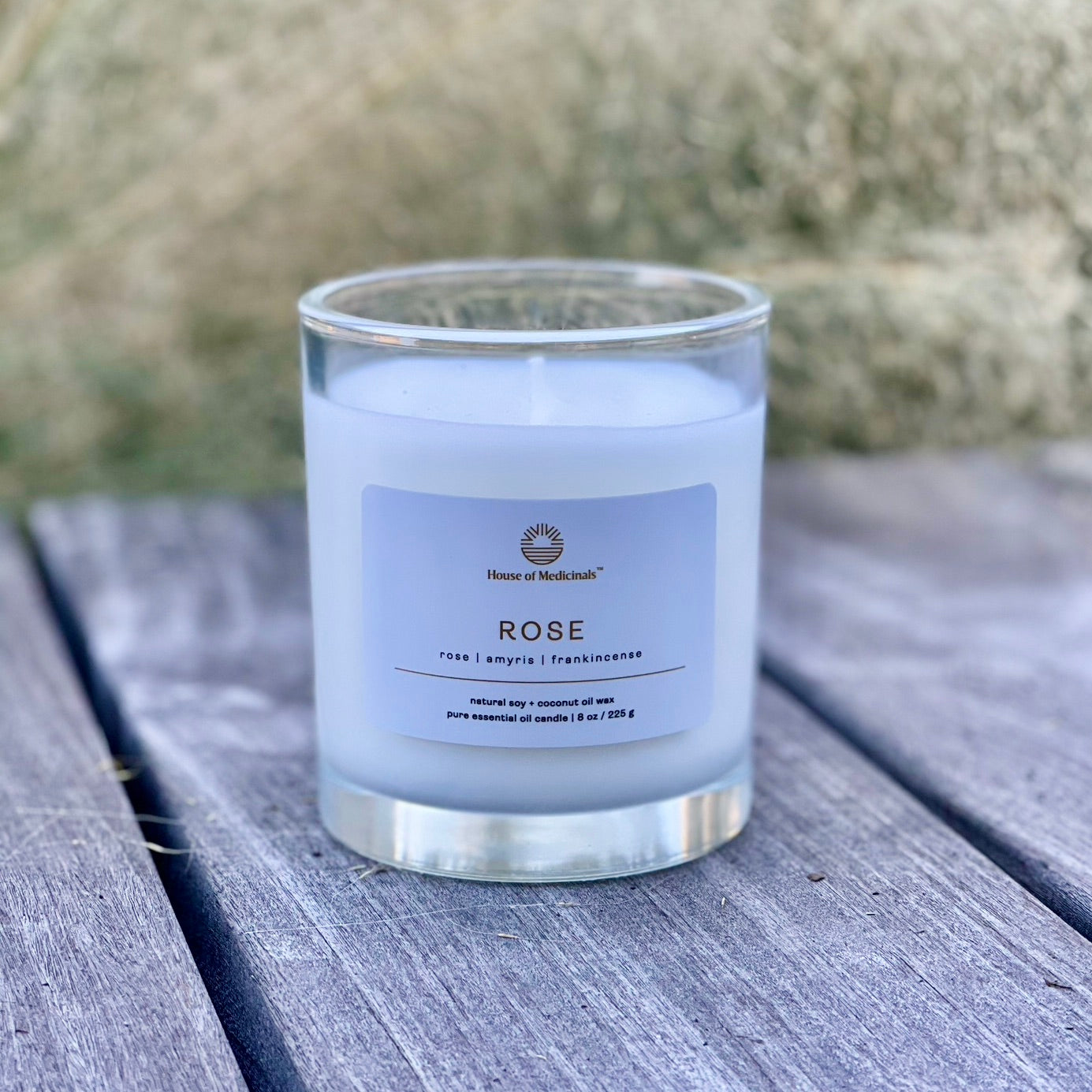 Pure Essential Oil Candle | Rose
