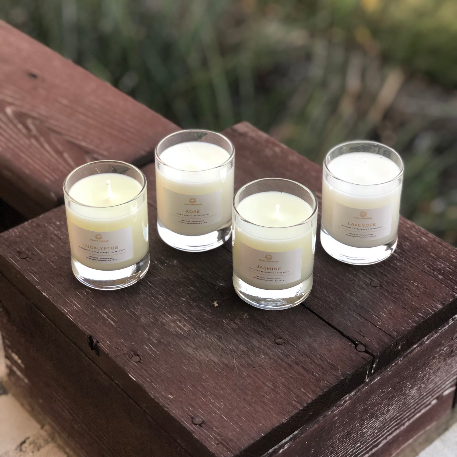 Complete Pure Essential Oil Candle Gift Set | 4 Scents